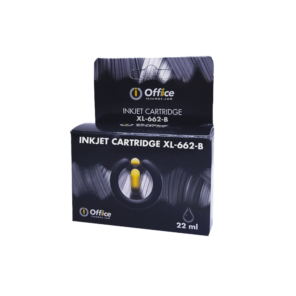CART ALTER PREMIUM #662XL  NEGRO 22ML OFF-CAR044 CZ105AL TWN 18 ML PARA IMPRESORA HP DESKJET 2515 / 3515 / 1015 / 1515 / 1516 / 2516 / 2545 / 2546 / 2645 / 2646 / 3545 / 3546 / 3565 / 4645 / 4646 CZ103AL TWN